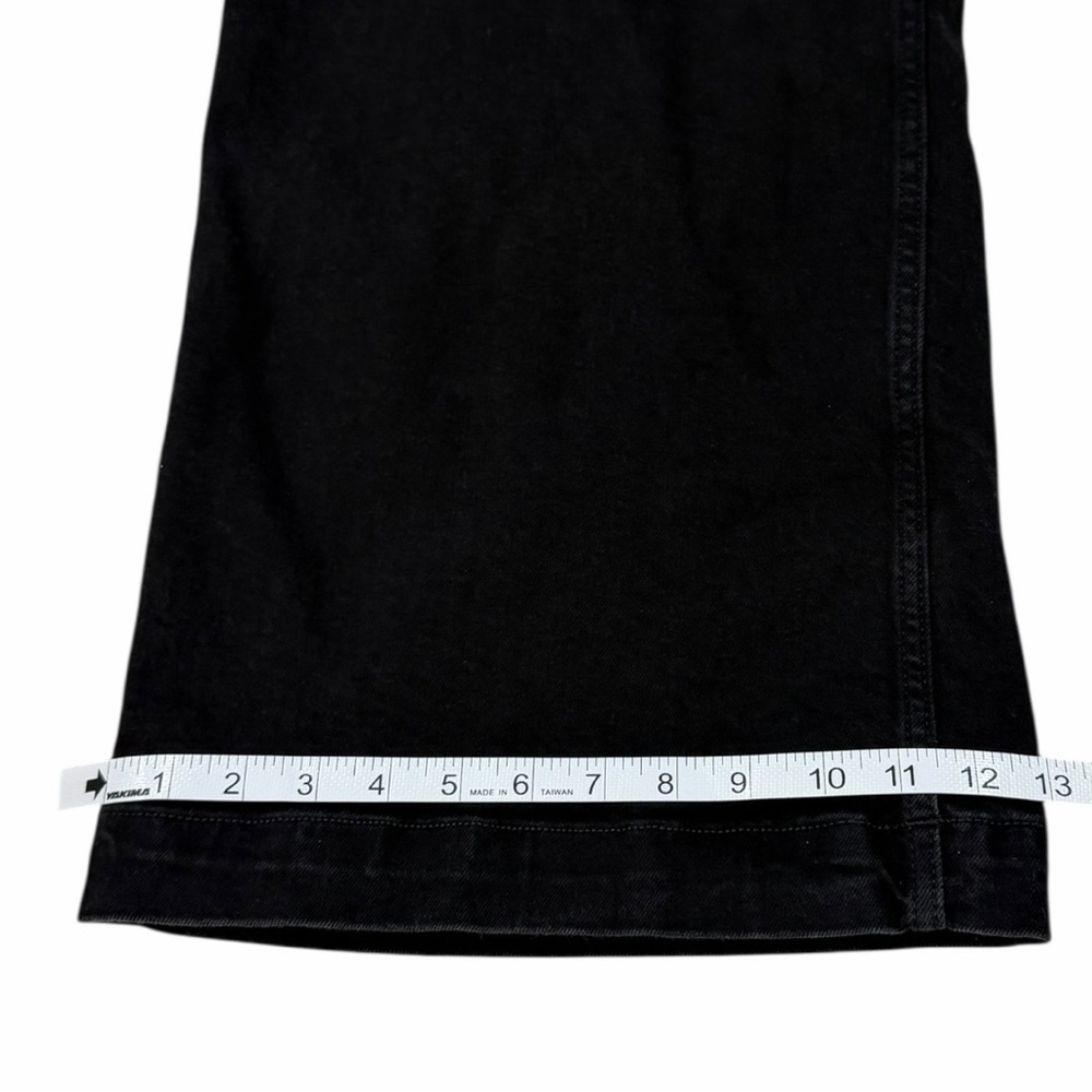 Reformation Bex Super Stretch High-Rise Wide Leg 
Black Size 33 - Picture 13 of 14